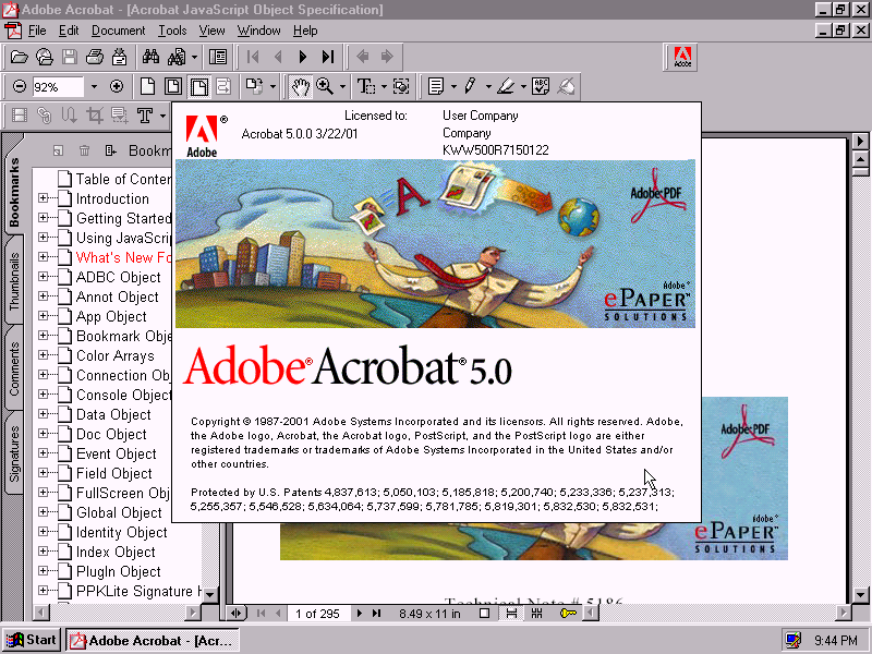 adobe acrobat reader v5 0 download